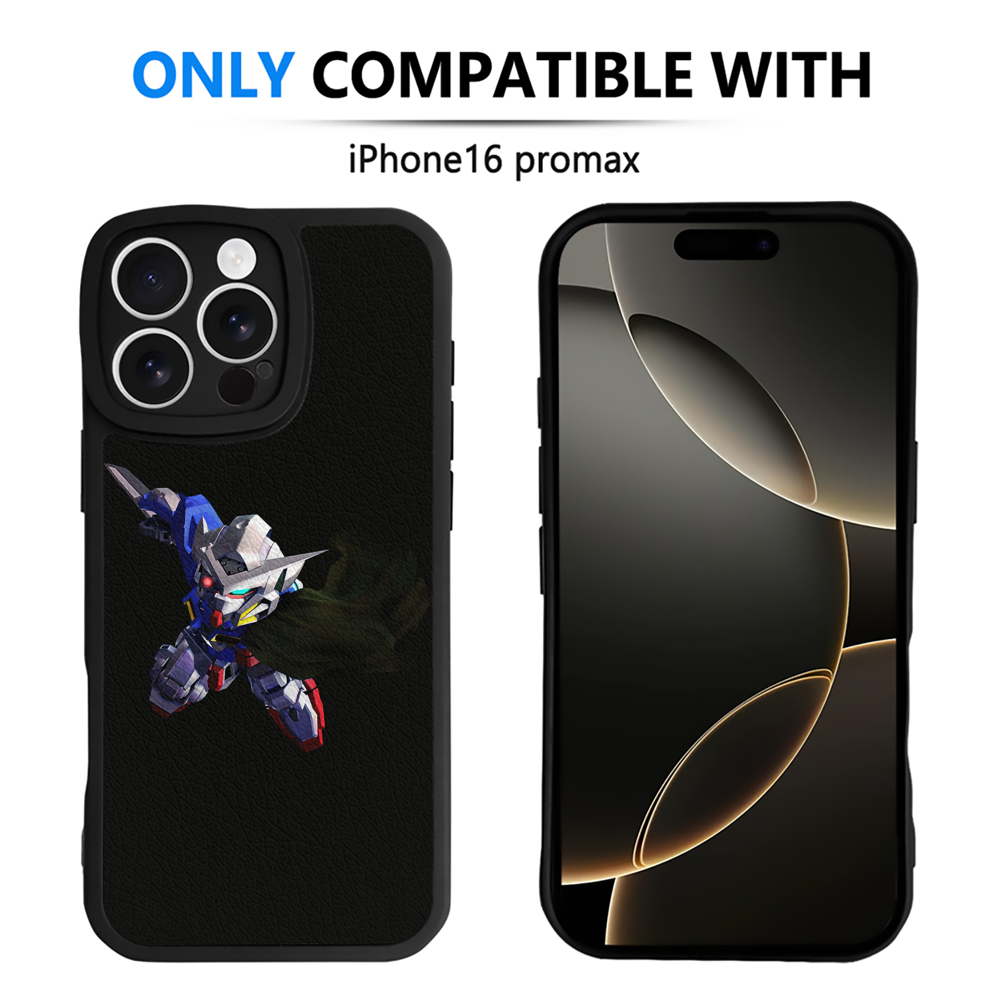 （画像用） 機動戦士ガンダム Mobile Suit Gundam 【iPhone 16シリーズ対応】シリコンスマホケース（レザー調） 材質：シリコン